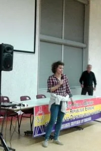 A Domérat avec le CMRE, les enfants volés et le film « Enterrar y callar »